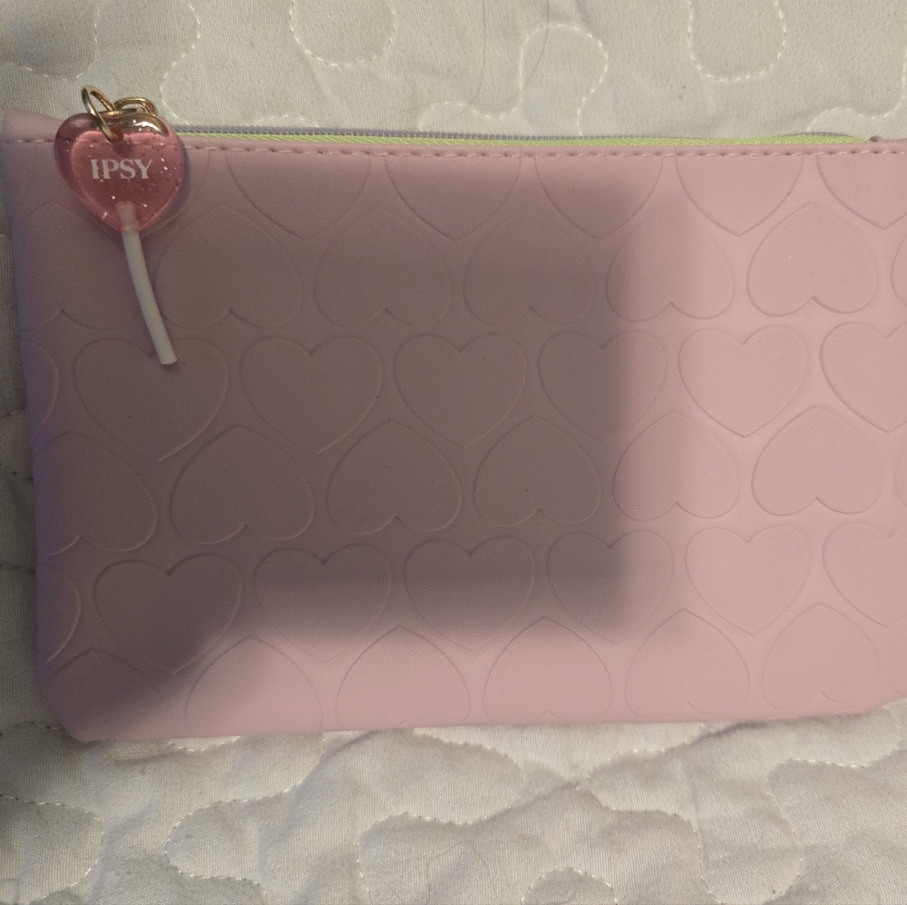 Pink Heart Embossed Women's Wallet
